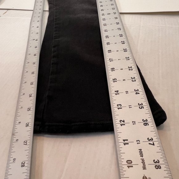 Sam Edelman Women's Black Linnie Flare Leg High Rise Cotton Jeans Size 27 - Picture 7 of 10